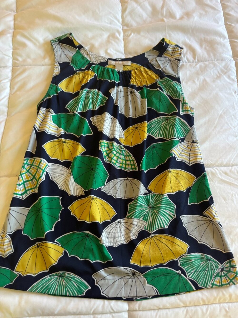 Banana Republic Small Sleeveless Umbrella Print Top S